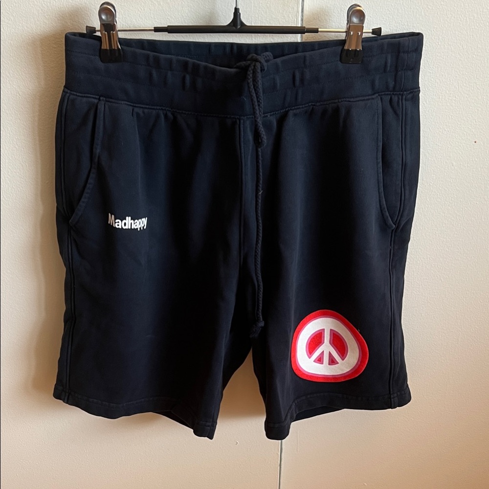 Madhappy Sweat Shorts with Peace Emblem